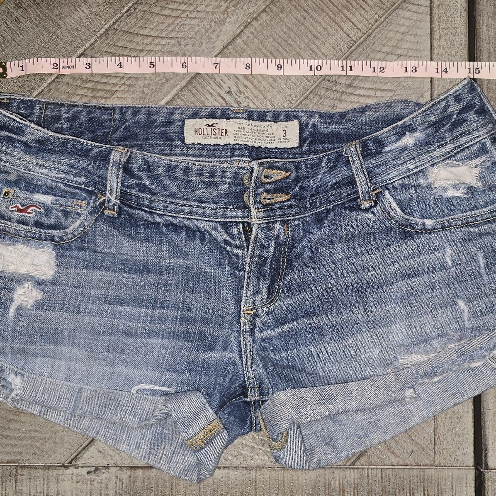 Hollister Distressed Denim Shorts
